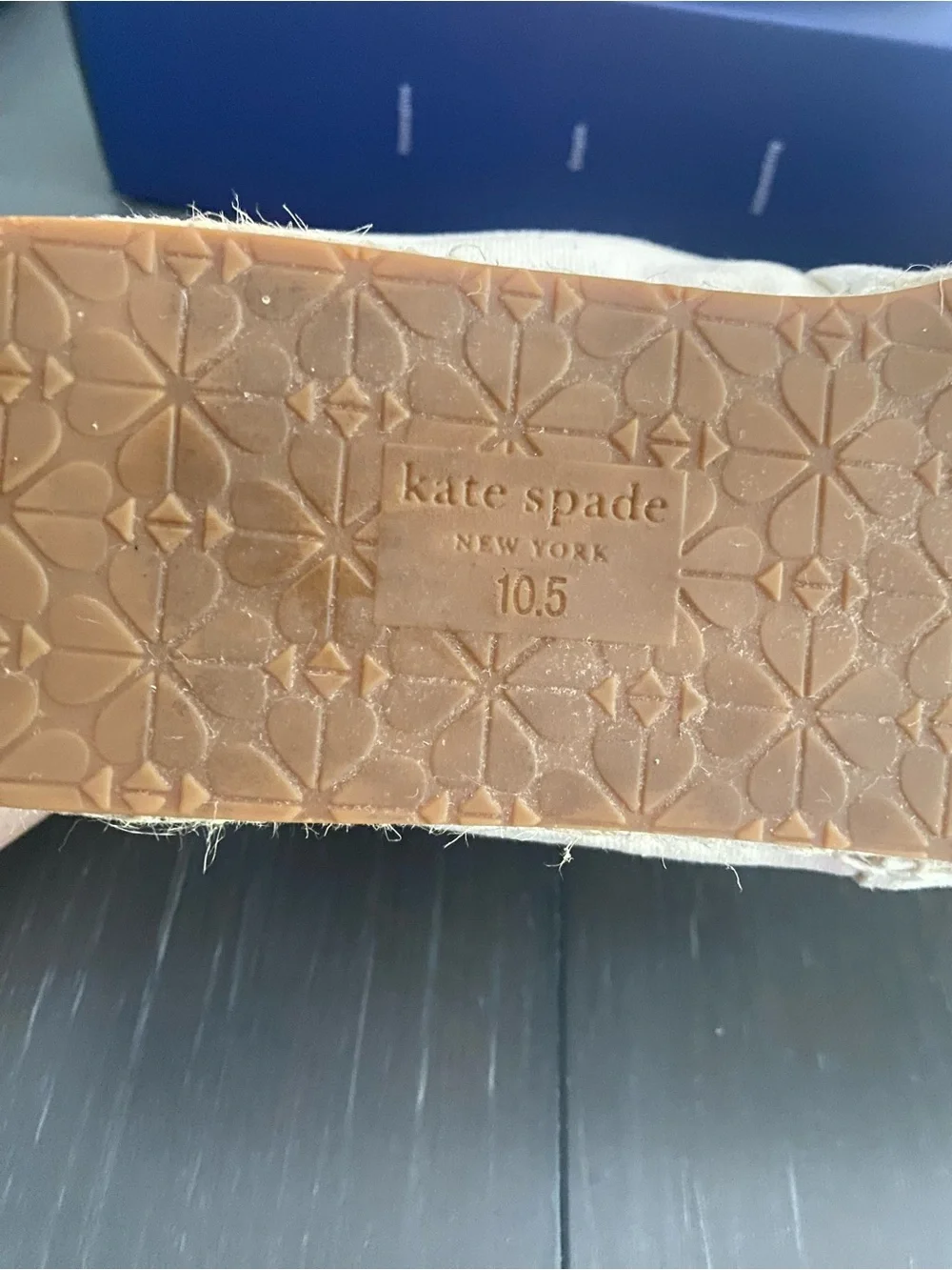 kate spade cream espadrilles with pink, yellow and green dragonfly embroidery